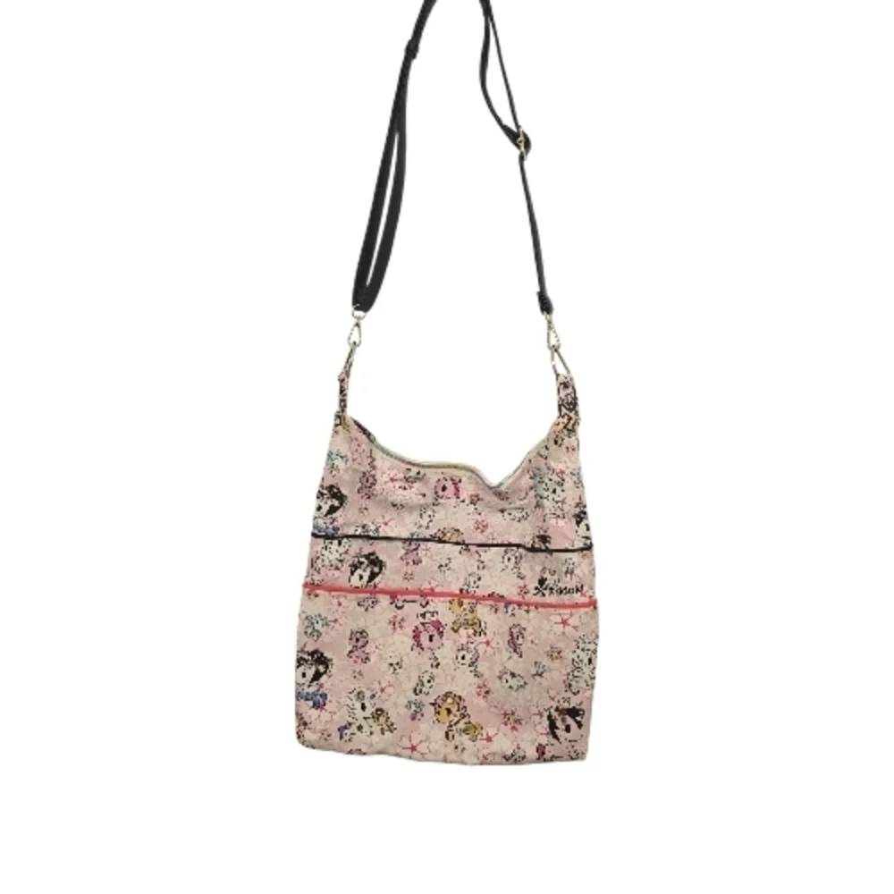 Pink Unicorn Sakura Flower Themed Crossbody Shoulder Custom Made Bag NWOT - Picture 6 of 9